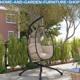 Outdoor Garden Egg Chair Swing Chair Patio Floating Egg Chair With