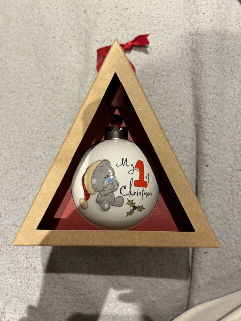 Me To You Bear Christmas Bauble 1st Xmas First Gift Baby