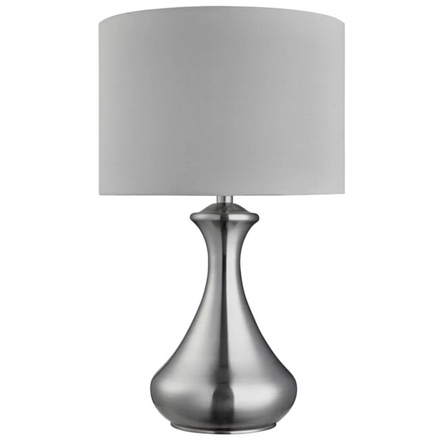 Touch Table Light Silver Dorset Satin Searchlight 2750ss