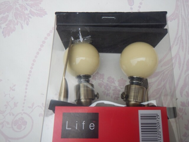 Life Brand Beige Orb Curtain Tie Backs Two In Pack
