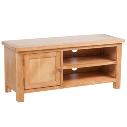 Solid Oak Wood Plasma Tv Cabinet Hifi Stand Unit Entertainment Centre