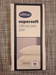 Silentnight Supersoft Pillowcase Pair White - Brand