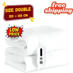 Electric Under Blanket Heated Under Sheet – Double Size 120 × 135 Cm