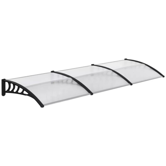 Door Canopy Outdoor Awning Rain Shelter For Window Porch 303x96 Clear