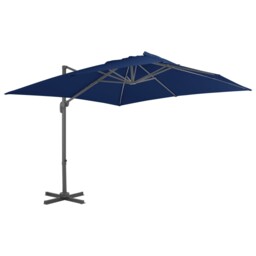 Cantilever Garden Parasol 400x300cm Outdoor Umbrella Tilting 360