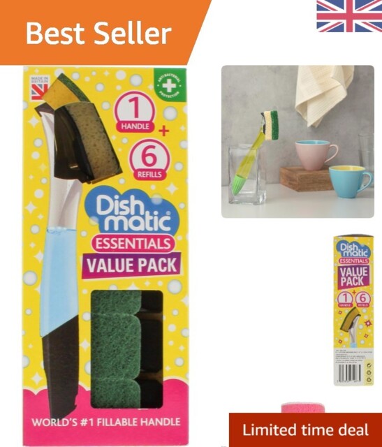 Multicolor Refillable Kitchen Washing-up Handle – Comfort & Efficiency