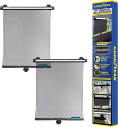 Goodyear 2-piece Window Roller Blinds - Adjustable & Easy-to-install -