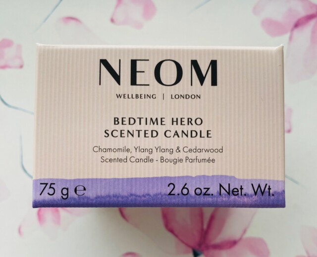Neom Wellbeing Bedtime Hero Scented Candle - 75g, Chamomile, Ylang