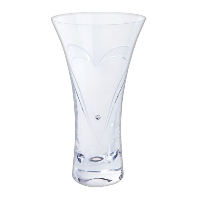 Dartington Crystal Glitz Romance Spray Vase - 21.5 Cm