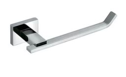 Level Square Open Toilet Roll Holder (quality Solid Brass Chrome)