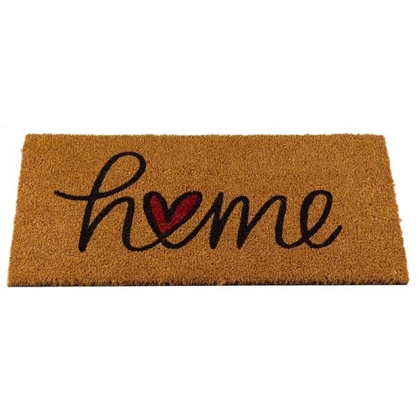 Home Is Where The Heart Is Modern Design Decorative Coir Garden Or