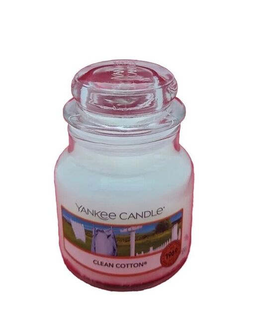 Yankee Candle - Clean Cotton - 104g ⭐️⭐️⭐️⭐️⭐️ ✅️