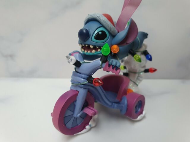 Disney Store 2021 Lilo & Stitch Bike Christmas Decoration Ornament