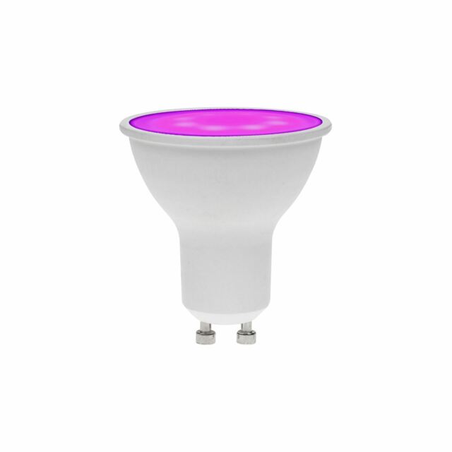 Prolite 7w Dimmable Led Gu10 Lamp, Magenta