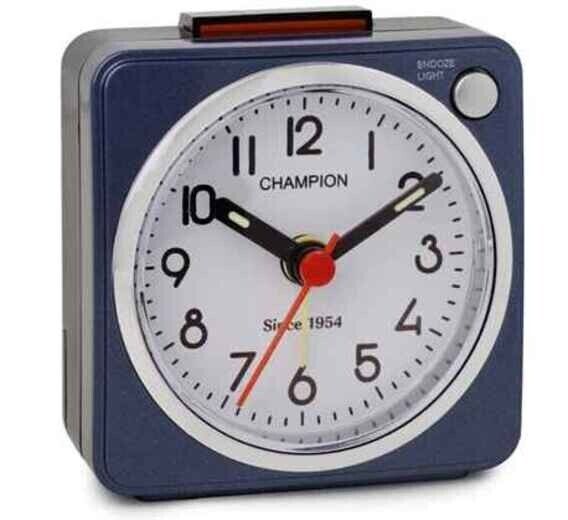 Alarm Clock Bedside Snooze Light Night Travel Battery Operated Pocket
