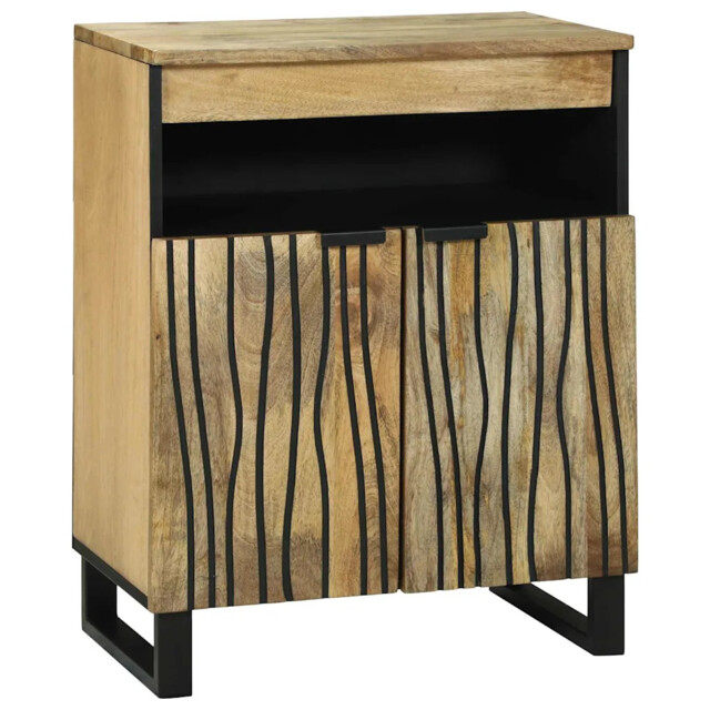 Sideboard Brown 60 X 33 X 75 Cm Solid Mango Wood Vidaxl