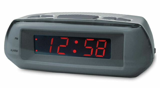Acctim Metizo Digital Alarm Clock - Grey (14017)