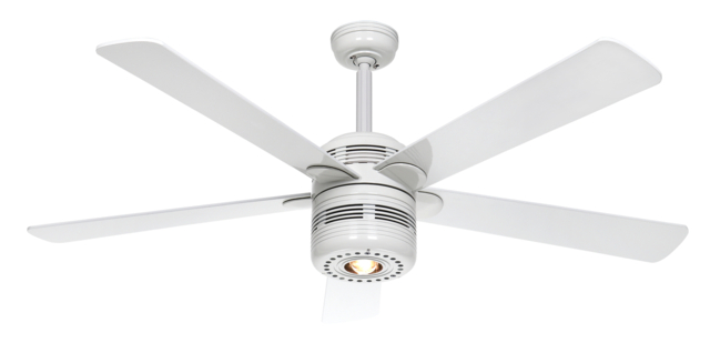 "Ceiling Fan With Light Living Room Fan Pull Cords Alu White 132 Cm 52"""