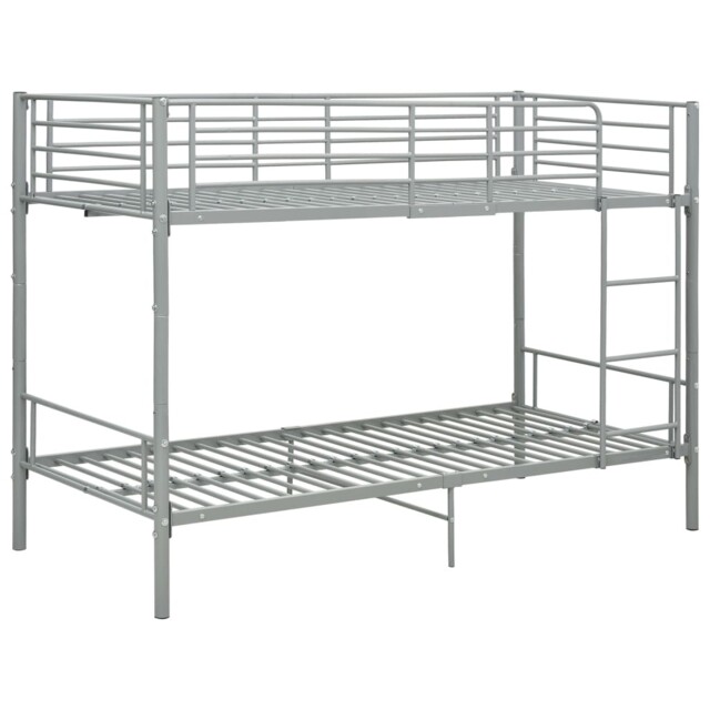Bunk Bed Metal 90x200cm Bedroom Loft Bed Sleeper For Kids Multi