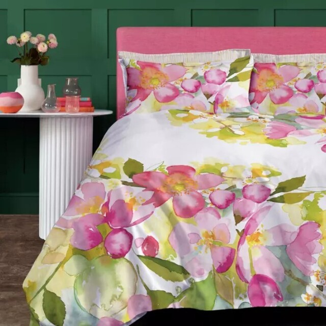 "John Lewis Bluebellgray ""wild Hedgerow"" King Size Duvet Set Stunning"
