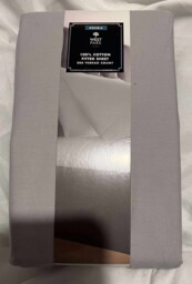 West Park Double 100% Cotton 200 Thread Count Fitted Sheet Brand