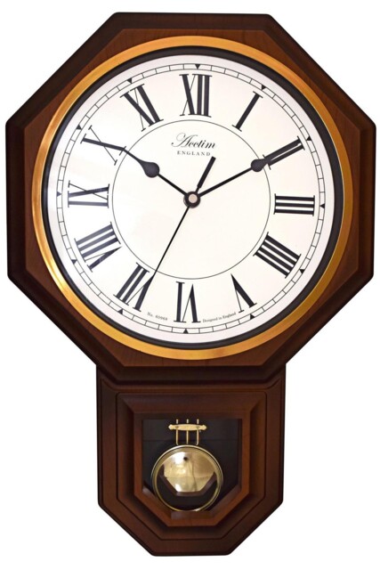 Acctim Woodstock Wood Effect Pendulum Wall Clock – 28316