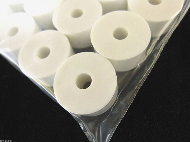 20 Curtain Track Bracket Spacers Blind Washers Round Packing White