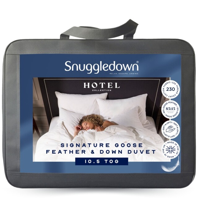 Hotel Quality Duvet Goose Feather & Down Cotton Cover Duvet