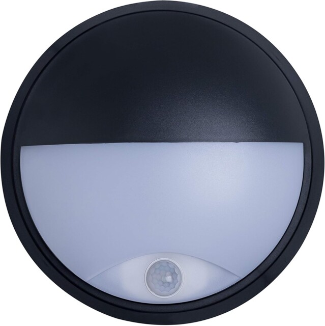 Luceco Ebee10p40-01 Led Eco Round Eyelid Bulkhead, With Pir Sensor, 10
