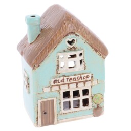Shudehill Giftware Village Pottery Tealight Holder Ceramic House Shop