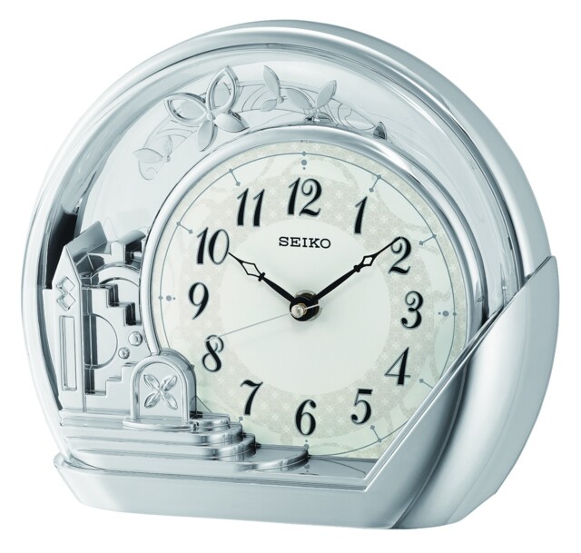 Mantel Clock From Seiko Qxn232s Rrp £72.00