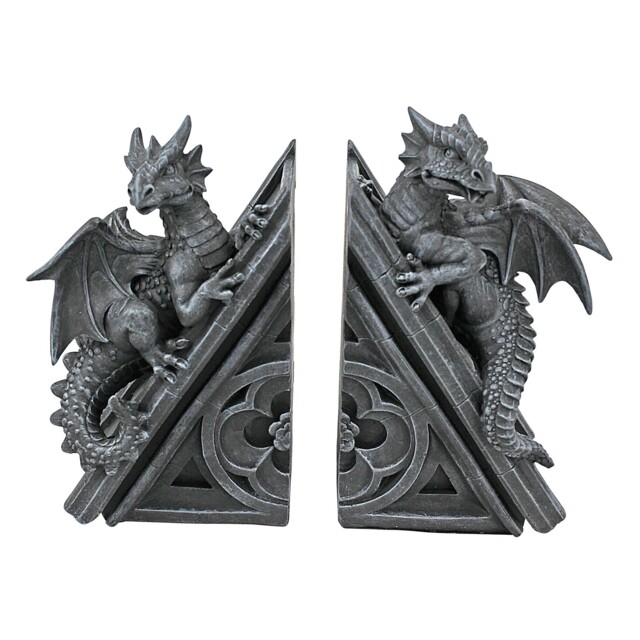 Design Toscano Cl55773 Castle Dragon Gothic Decor Decorative Standard,