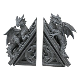 Design Toscano Cl55773 Castle Dragon Gothic Decor Decorative Standard,