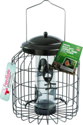 Gardman Heavy Duty Squirrel Proof Bird Seed Feeder Multicolour 12.75
