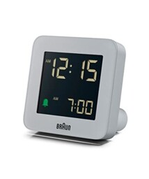 [domestic Authorized Import] Braun/brown Table Clock Digital Alarm