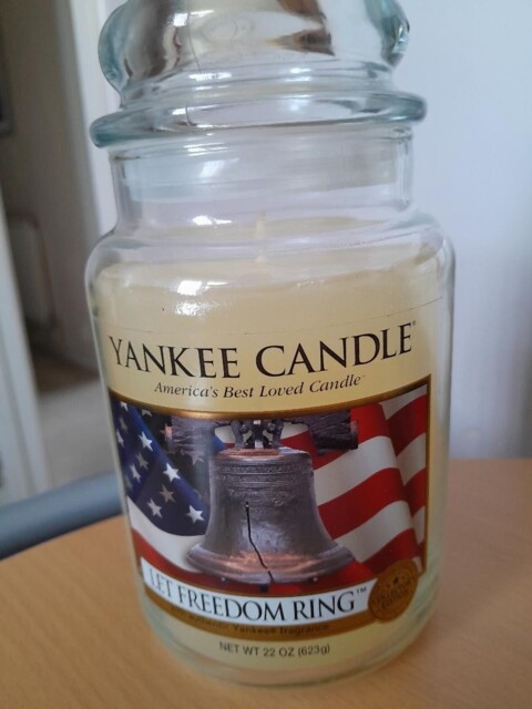 Yankee Candle Large Jar 'let Freedom Ring' Now Discontinued - & Unused