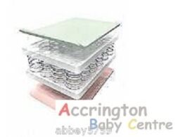 Fully Sprung Mattress Cot Bed Spring 140 X 70 X 13cm Quilted Cover