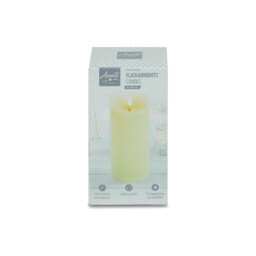 Premier Textured Candle With Timer Xxl Xl M Cream Decorative Led