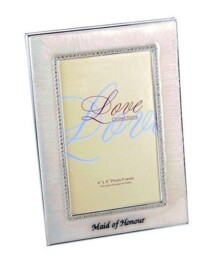 "Wedding Party Photo Frame 4"" X 6"" - Maid Of Honour Thank You Gift"
