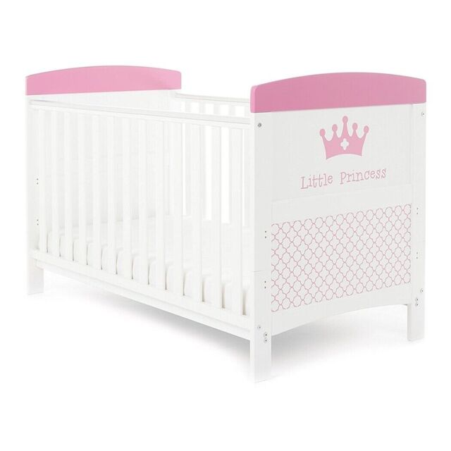 Obaby Grace Inspire Cot Bed - Baby Cot To Toddler Bed With 3 Position