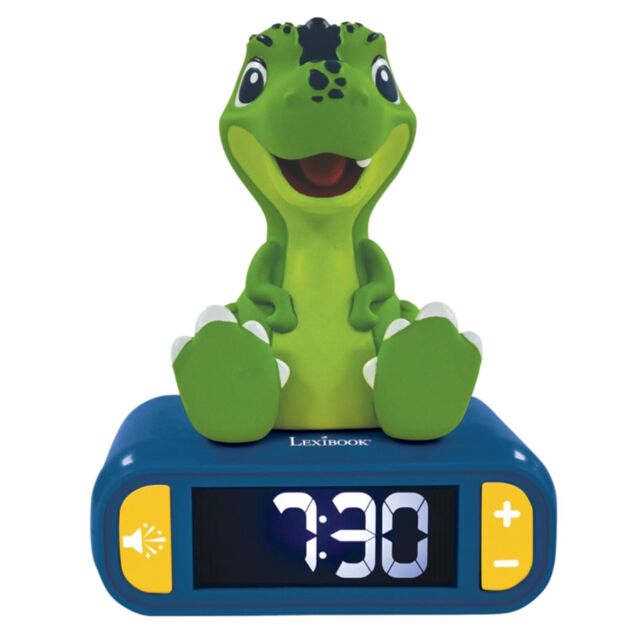 Lexibook Disney Digital Alarm Clock Night Light W/ Snooze - 18 Designs