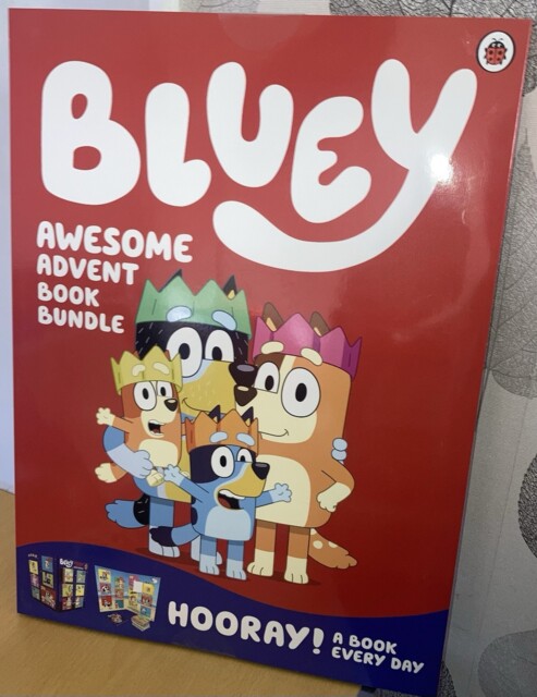 Bluey Awesome Xmas Advent Calander Book Bundle Hooray -a Book Every