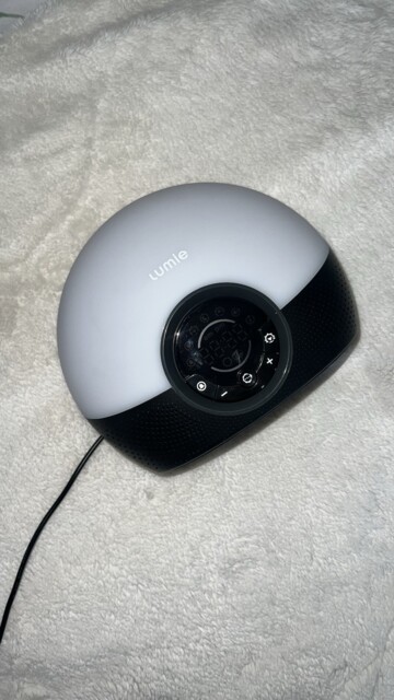 Lumie Bodyclock Glow 150 Digital Electric Alarm Clock - Black