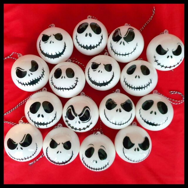 Nightmare Before Christmas Jack Skellington Faces Christmas Xmas Tree