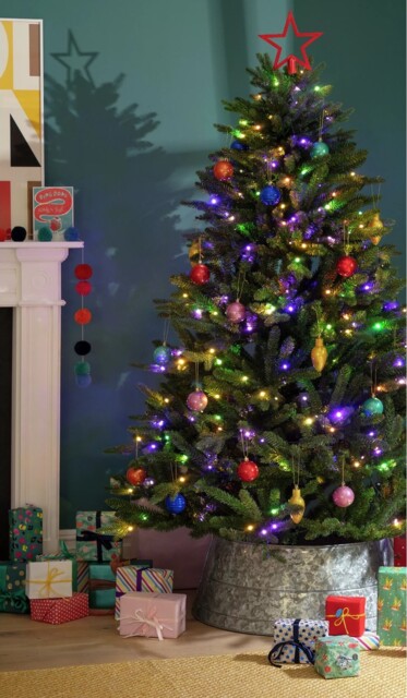 Habitat 6ft Dancing Lights Musical Festive Christmas Tree - Green