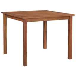 Garden Table 85x85x74 Cm Solid Acacia Wood Vidaxl