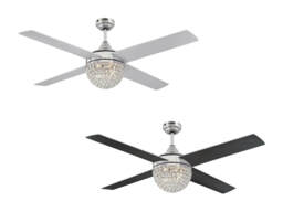 Ceiling Fan With Light Kit And Remote Control Kelcie Matt Nickel 132