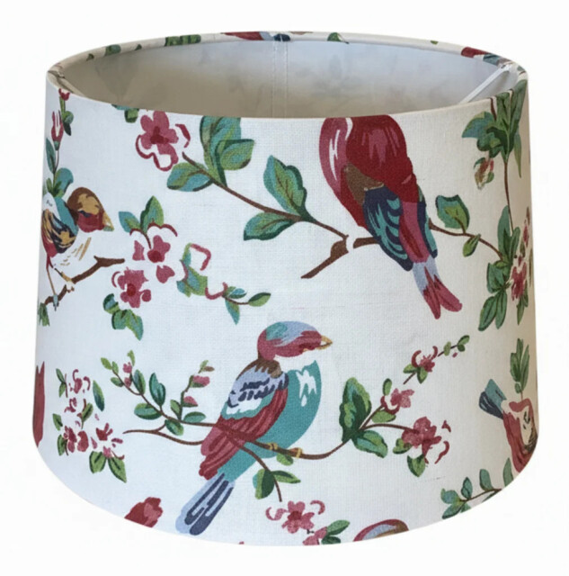 "Lampshade White 11"" Tapered Cotton 280mm Ct Lighting 5032317331688"