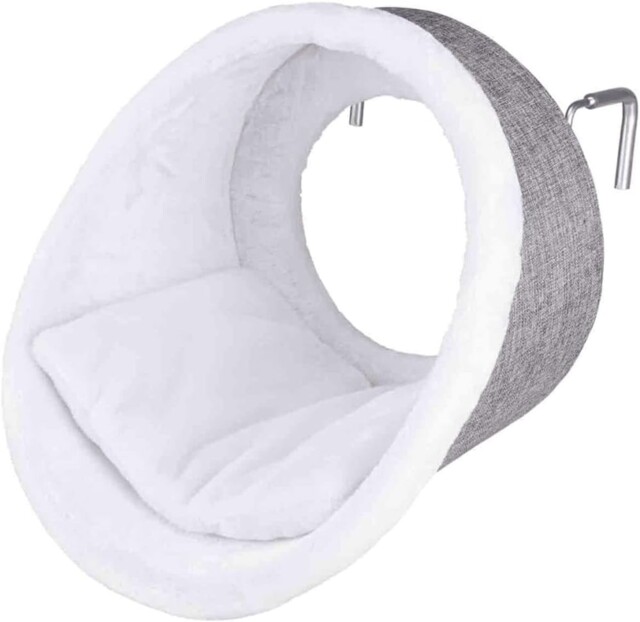 Trixie Cat Cave For Radiators In White/grey – Cosy Cat Bed With