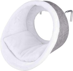 Trixie Cat Cave For Radiators In White/grey – Cosy Cat Bed With